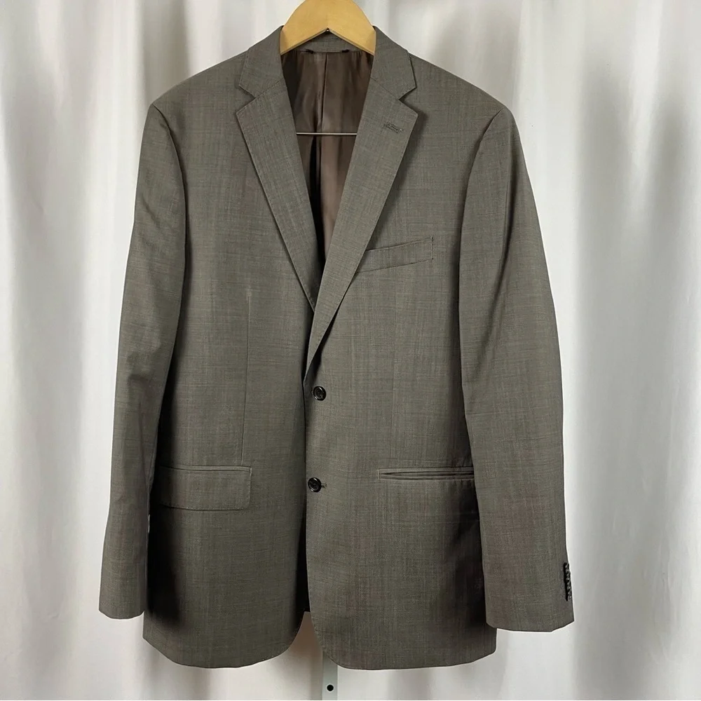 Marc Anthony Wool 42R 2 Button Blazer Career Professional Office Business